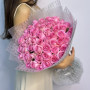 Букет из 51 розовой розы (Кения) — вид 2